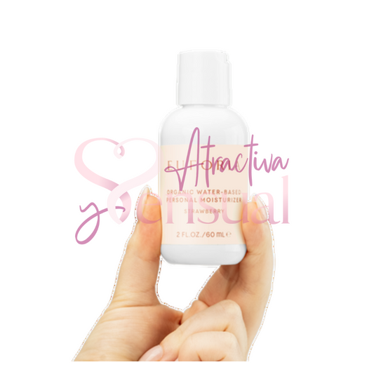 Lubricante Organic Water-Based Personal Moisturizer Infused with a hint of strawberry flavor