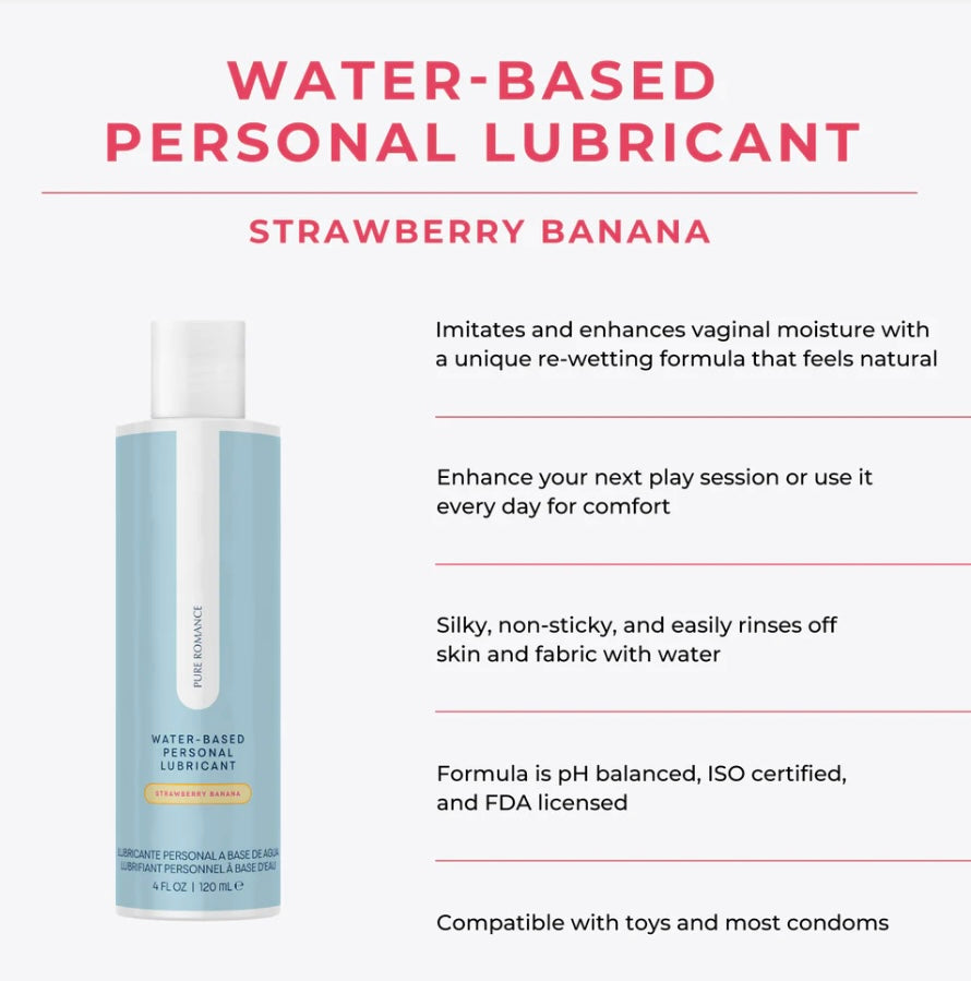 Water-Based Personal Lubricant - Strawberry Banana
Personal Moisturizer