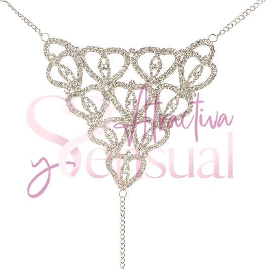 Tanga de Fantasía con Cristales – Lencería de Lujo