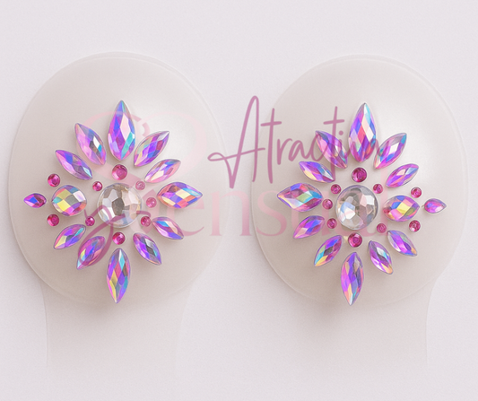 Luz de Deseo – Pasties con Brillo Iridiscente cubre pesones