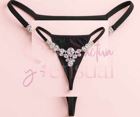 Tanga con Pedrería Brillante Unitalla